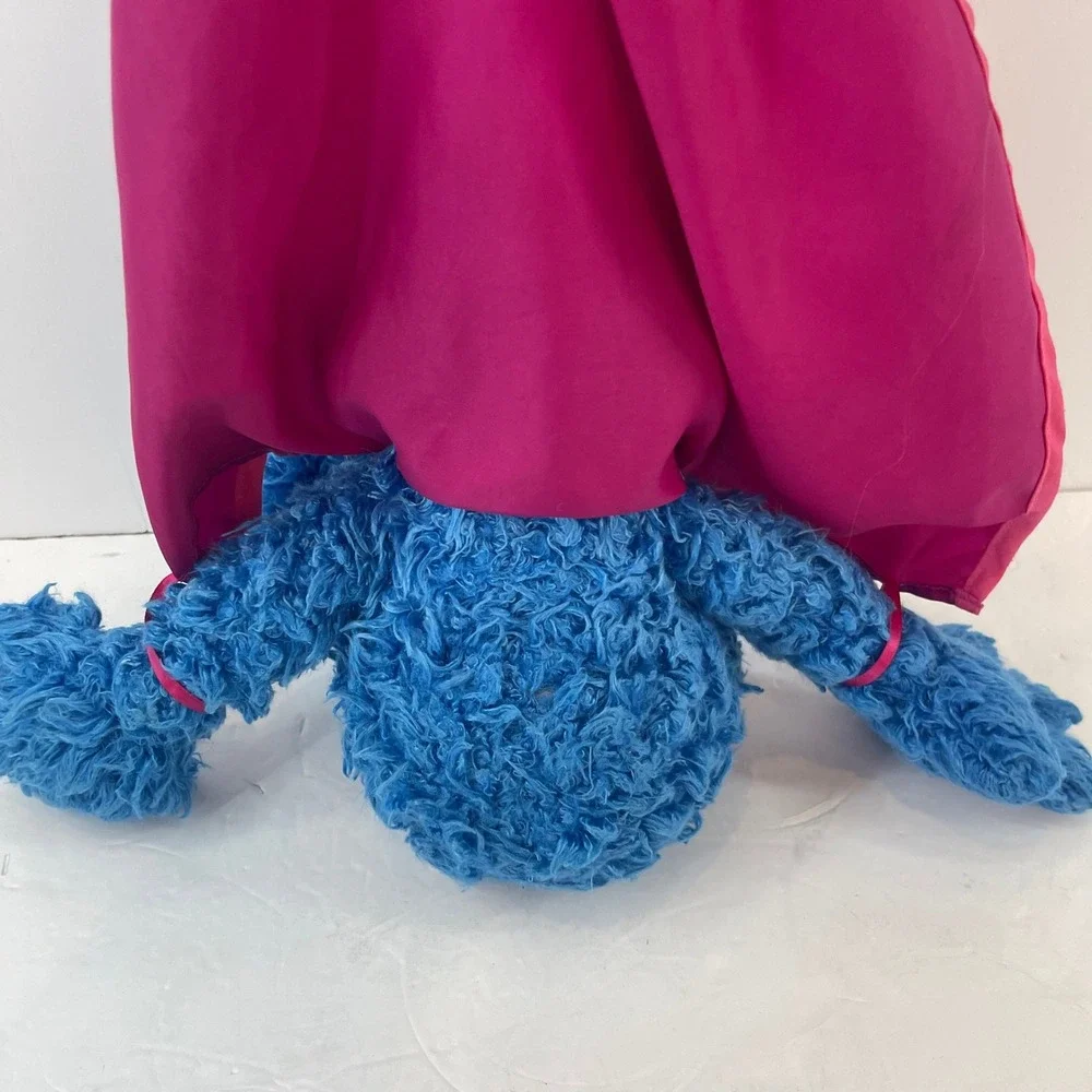Sesame Street Super‎ Grover Plush Toy Kids Blue Superhero Cape - Picture 7 of 13